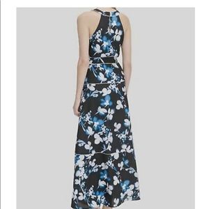 Calvin Klein Maxi-dress black/blue